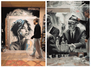 El artista y sus obras