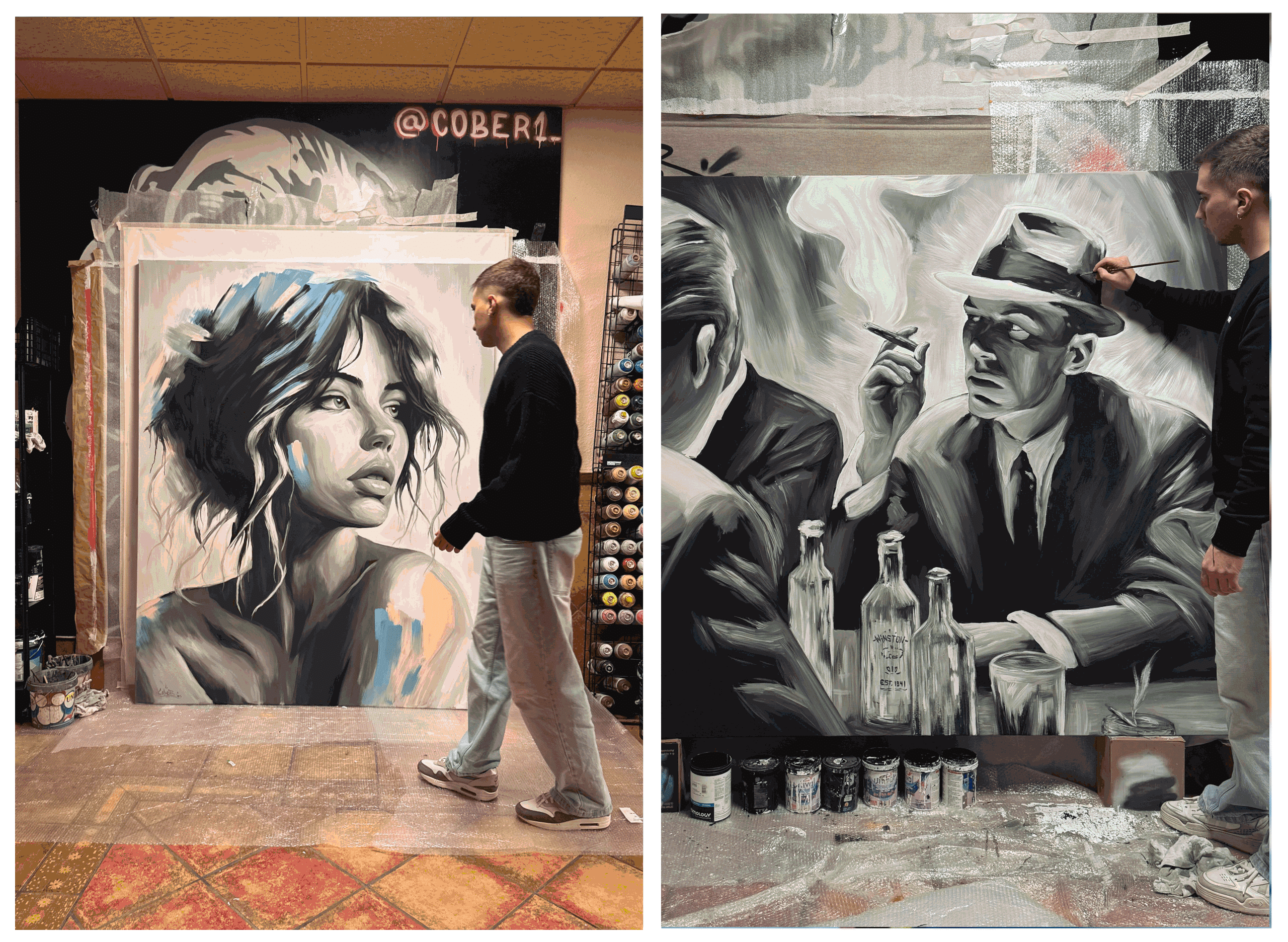 El artista y sus obras