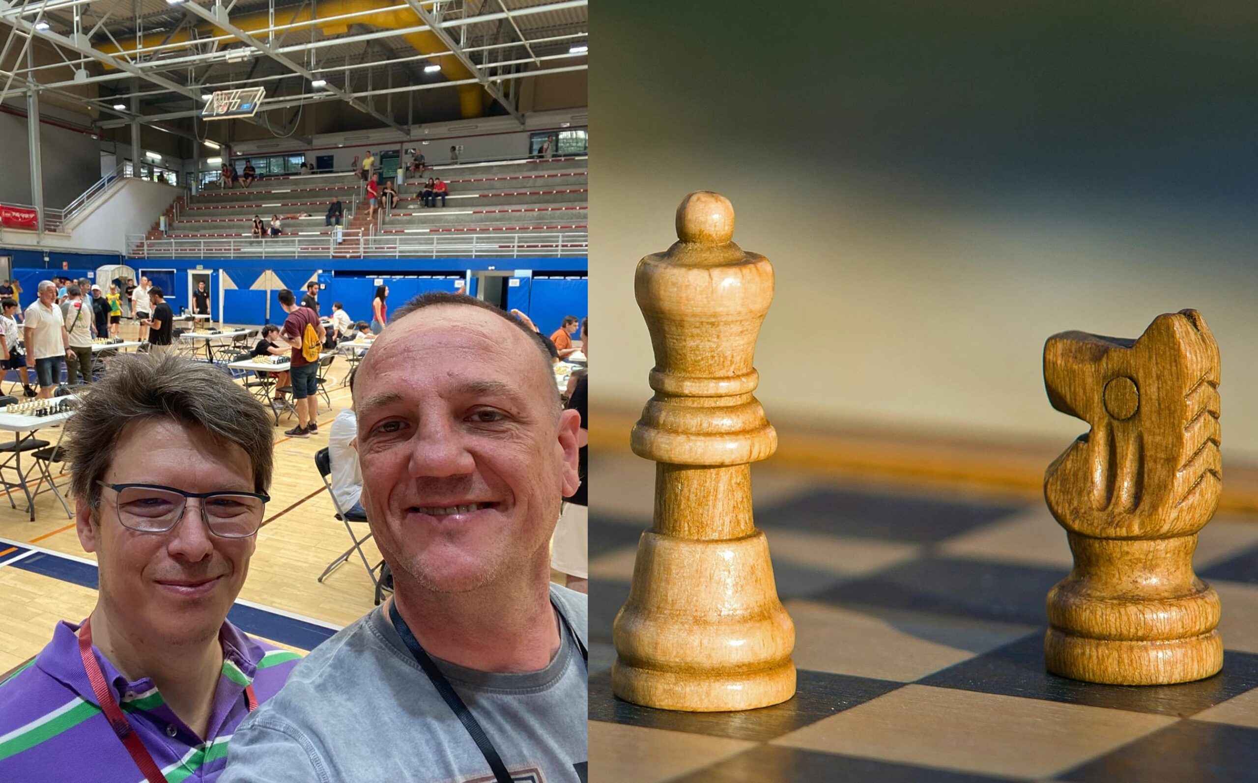 ser árbitro es ayudar en partido de ajedrez