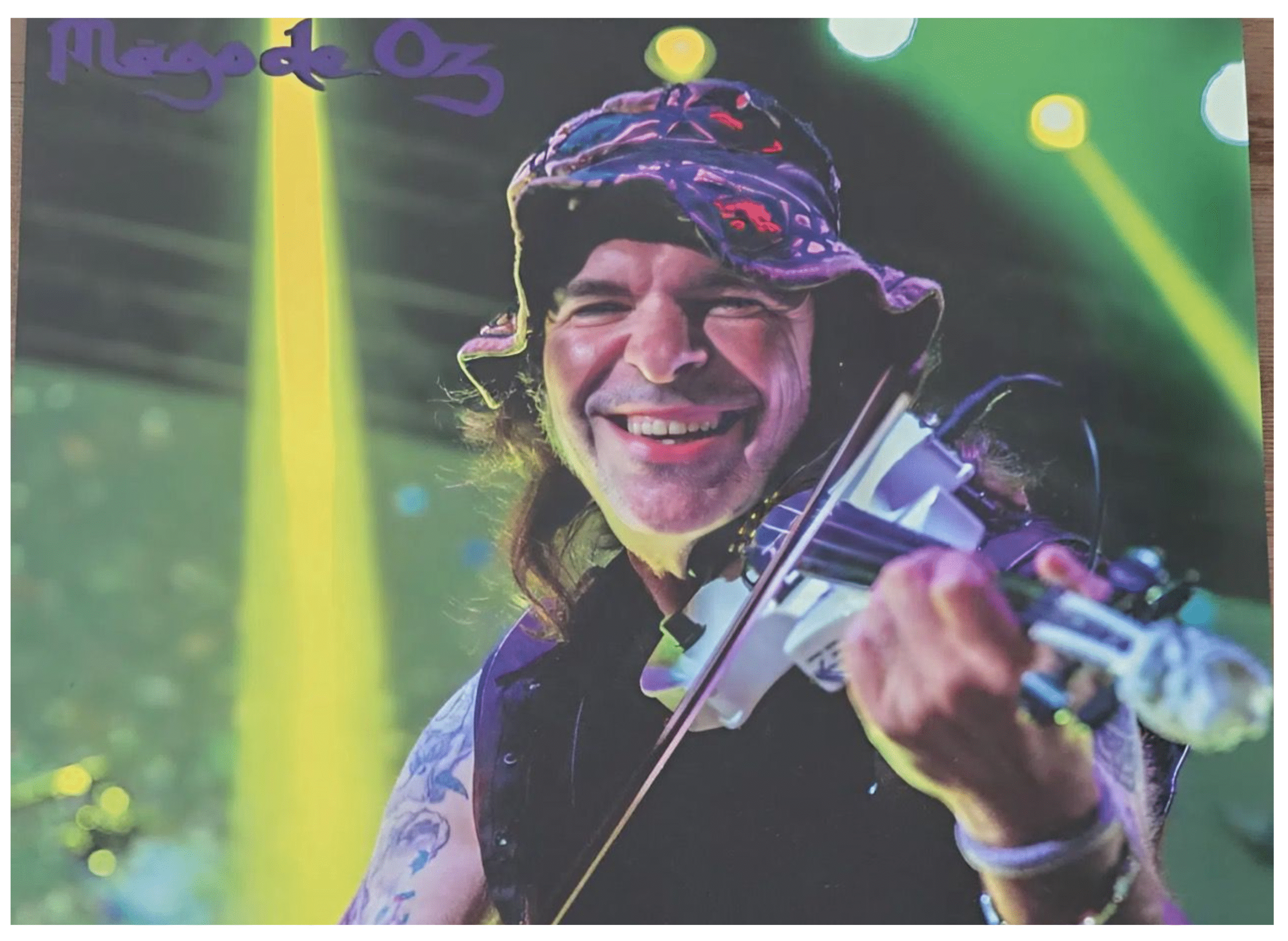 Mohamed Mago de Oz con violín