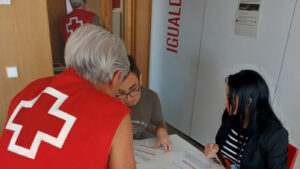 Voluntarios de Cruz Roja Colmenar